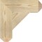 Ekena Millwork Traditional Craftsman Rough Sawn Bracket, Douglas Fir, 4"W x 14"D x 14"H BKT04X14X14TRA04RDF - alternate 2